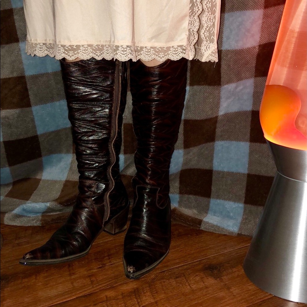 Vintage Tall western boots - Picture 2 of 11